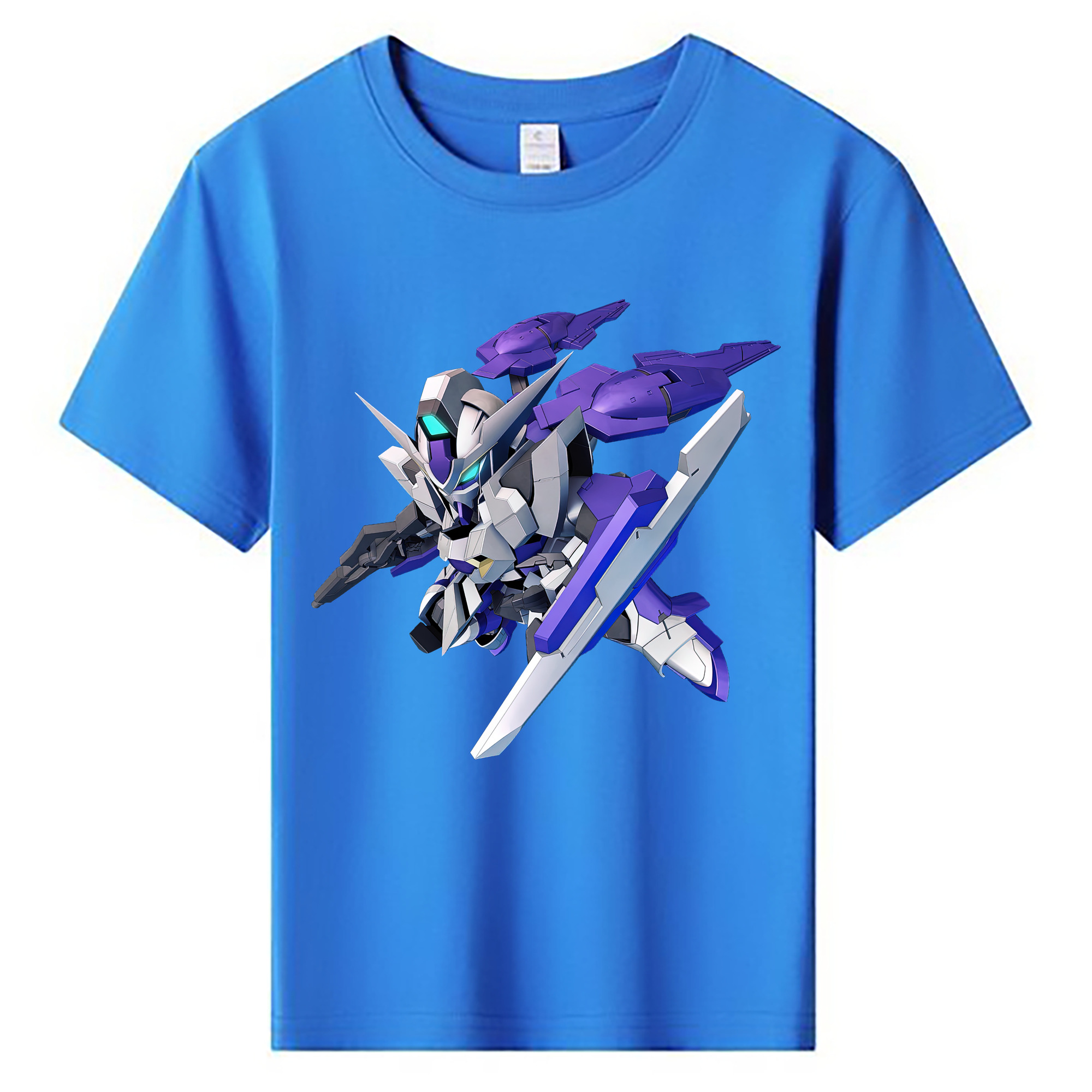 （画像用） 機動戦士ガンダム Mobile Suit Gundam 綿100％キッズTシャツ（フロントプリント）